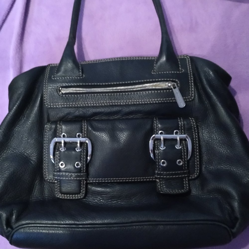 MICHAEL KORS SOFT LEATHER LARGE SACHEL HANDBAG